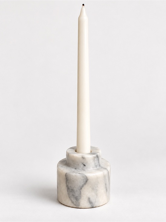 Goodwood Other - White Marble Vintage Candle Holder Heavy Stone Decor. Goodwood, Art Classic Chic
